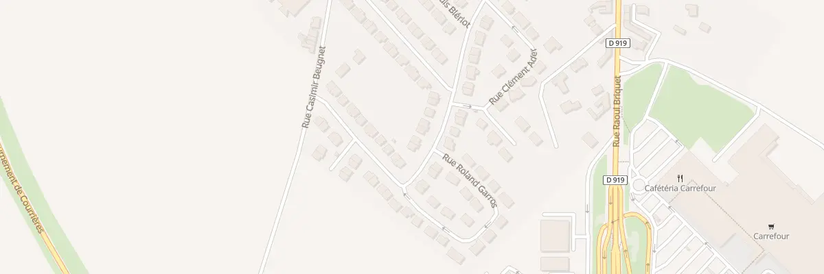 Plan du 27 Rue Antoine de Saint-exupery à Courrières