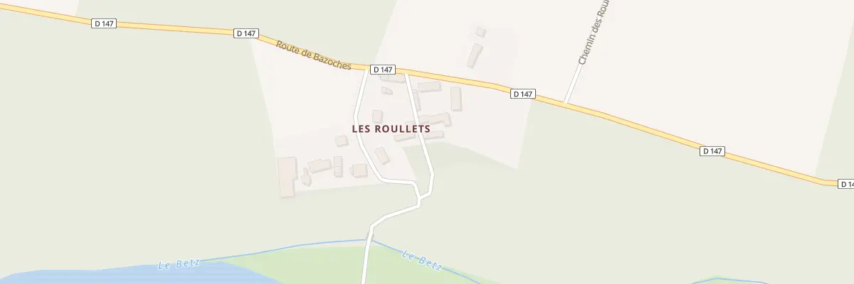 Plan du 5090 Les Roullets au Bignon-Mirabeau