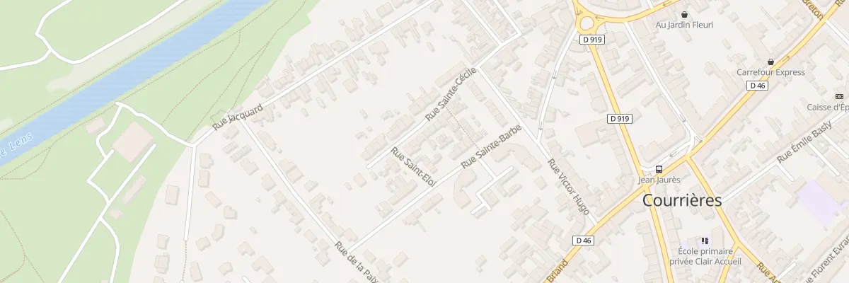 Plan du 11 Rue Sainte Cécile à Courrières