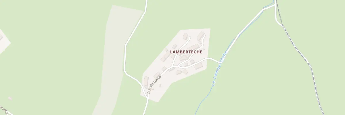 Plan du 5123 Lamberteche à Pulvérières