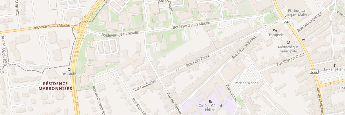 Plan du 304 Rue Félix Faure à Hénin-Beaumont
