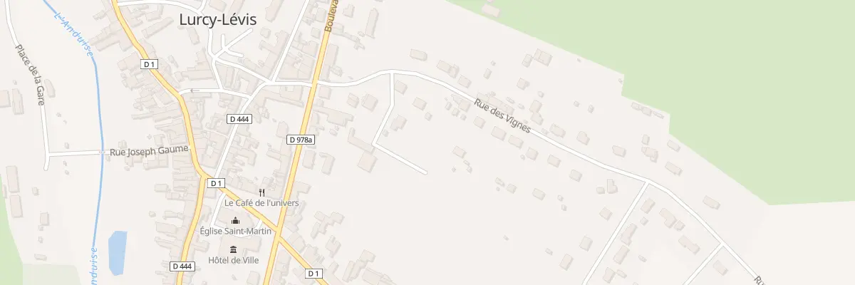Plan du 6 Rue des Vignes à Lurcy-Lévis