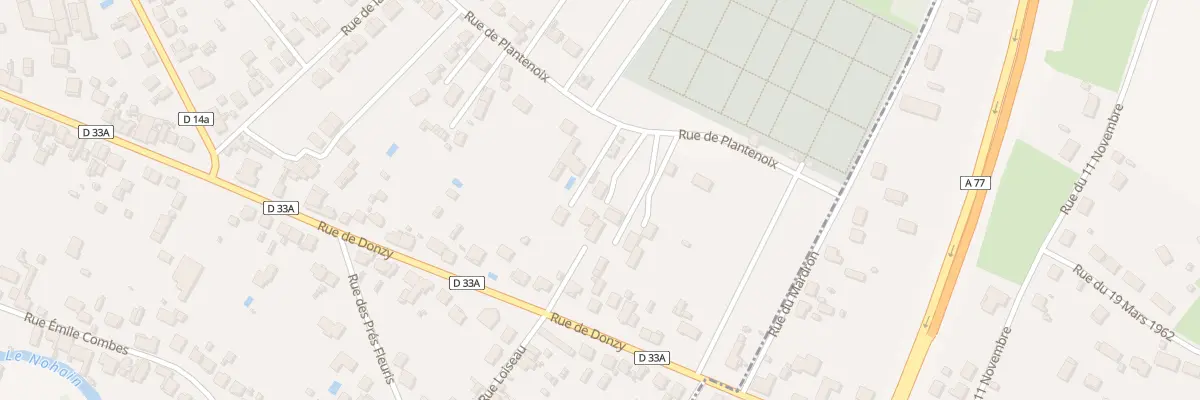 Plan du 64 Rue de Plantenoix à Cosne-Cours-sur-Loire