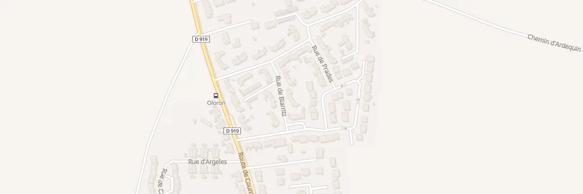 Plan du 20 Rue de Biarritz à Carvin