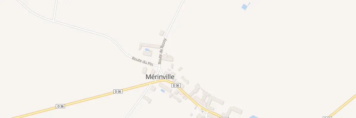 Plan du 4 Rte de Rozoy à Mérinville
