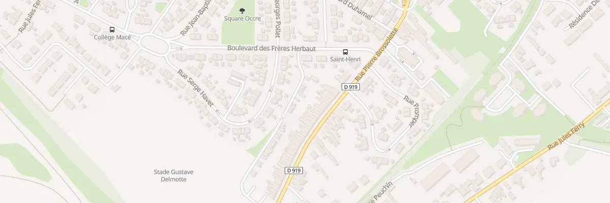 Plan du 870 Rue Pierre Brossolette à Hénin-Beaumont