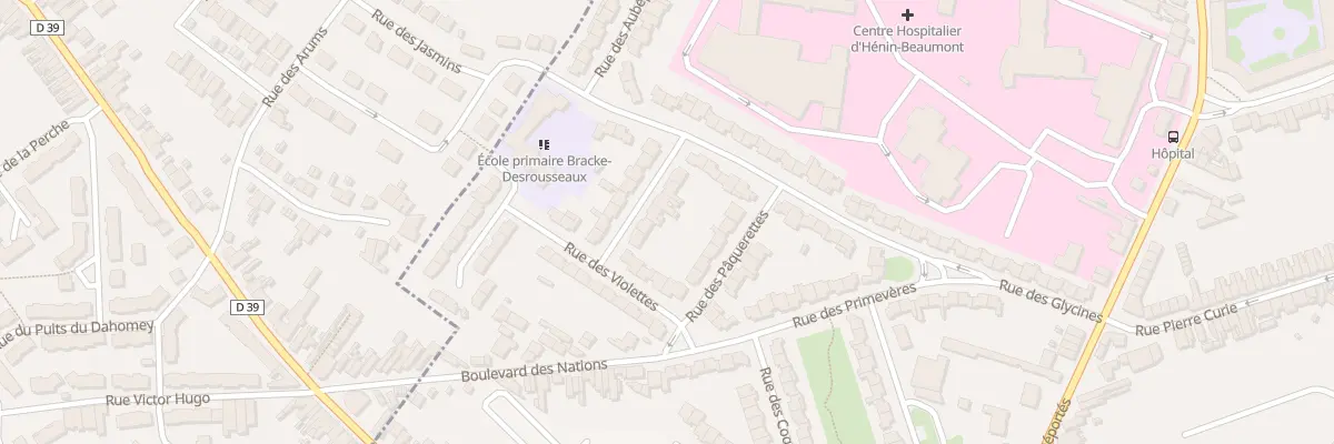 Plan du 53 Rue des Eglantines à Hénin-Beaumont