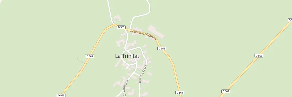 Plan du 5033 Le Bourg à La Trinitat