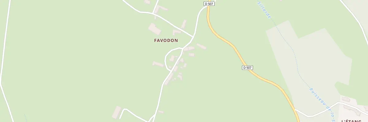Plan du 13 Favaudon à Servant