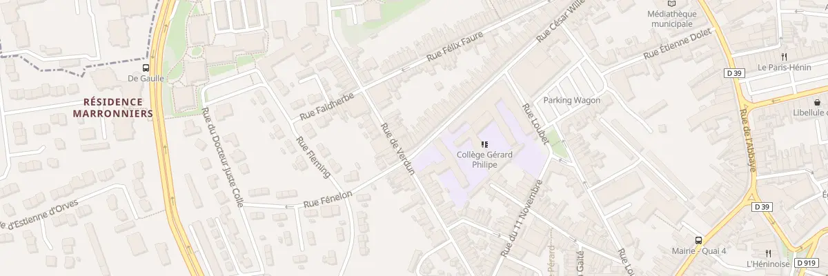 Plan du 272 Rue César Willefert à Hénin-Beaumont