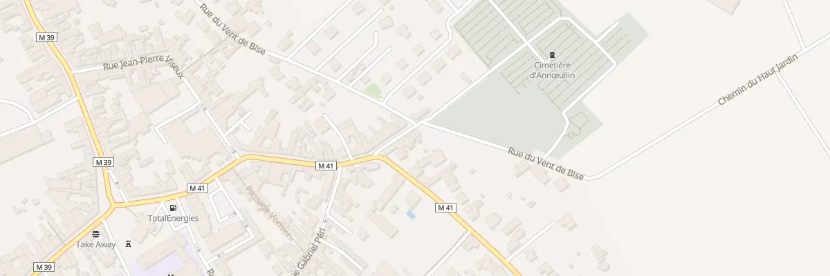 Plan du 8 Rue du Cimetière à Annœullin