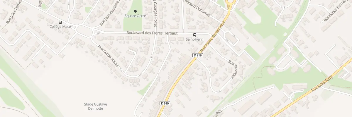 Plan du 852 Rue Pierre Brossolette à Hénin-Beaumont