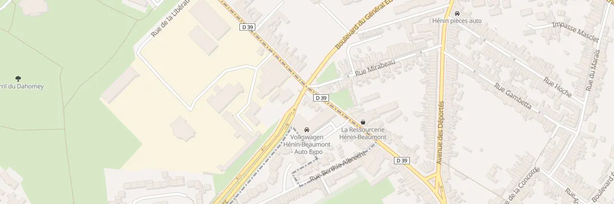 Plan du 185 Rue de la Libération à Montigny-en-Gohelle