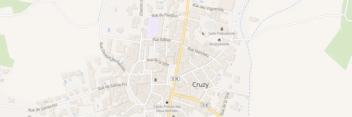 Plan du 5332 Rte de Saint Chinian à Cruzy