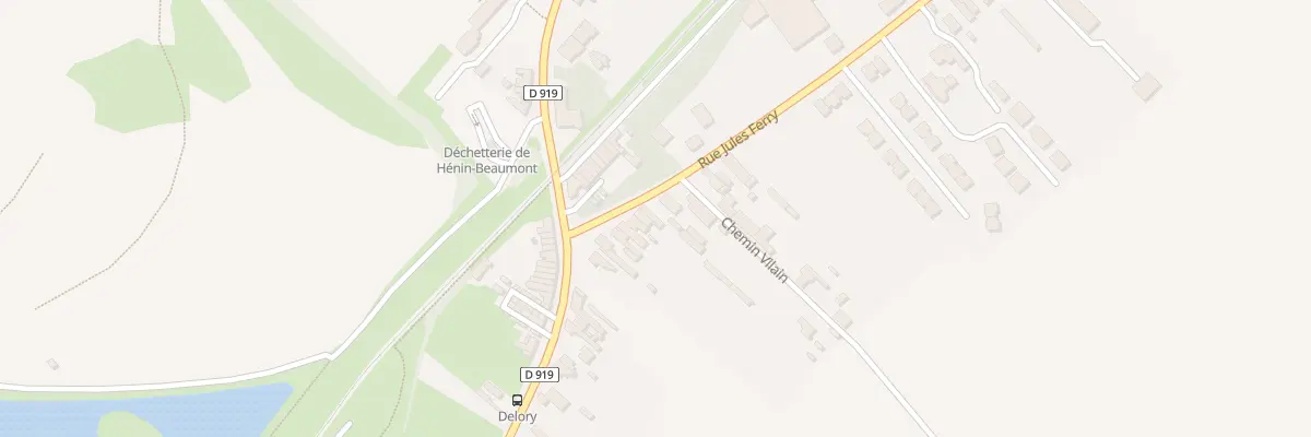 Plan du 1283 Rue Jules Ferry à Hénin-Beaumont