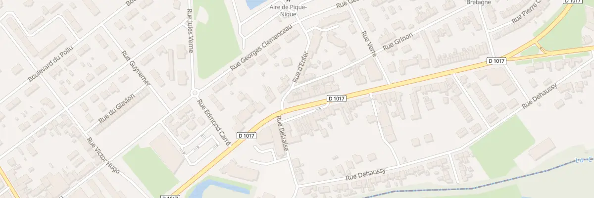 Plan du 3 Rue Faubourg de Bretagne à Péronne