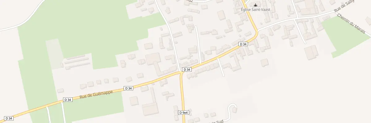 Plan du 14 Rue de Guémappe à Boiry-Notre-Dame