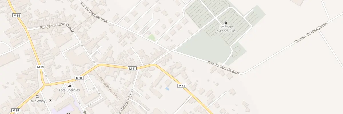 Plan du 10 Rue du Cimetière à Annœullin