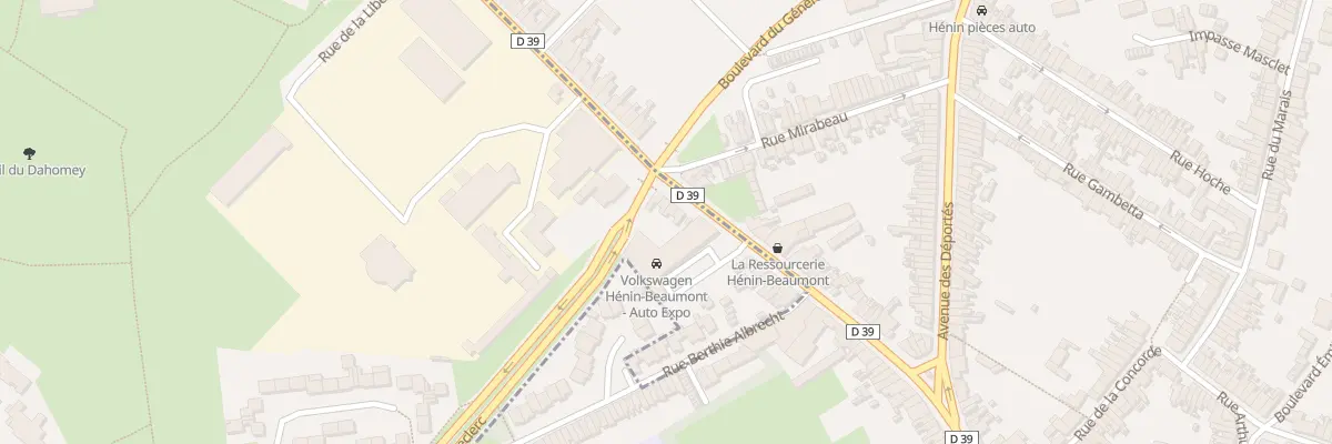 Plan du 189 Rue de la Libération à Montigny-en-Gohelle