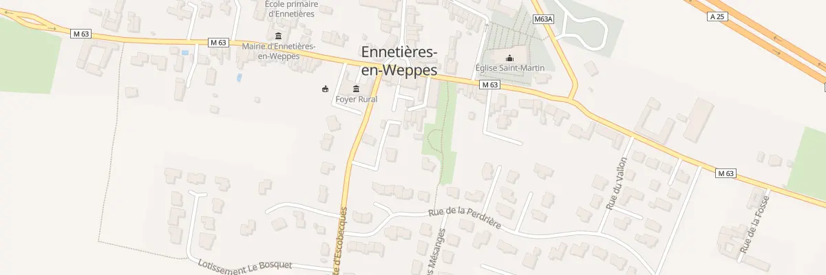 Plan du 33 Rue du Bourg à Ennetières-en-Weppes