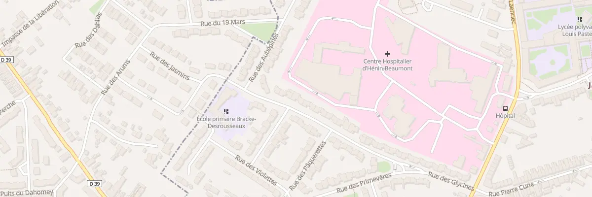Plan du 304 Rue des Glycines à Hénin-Beaumont