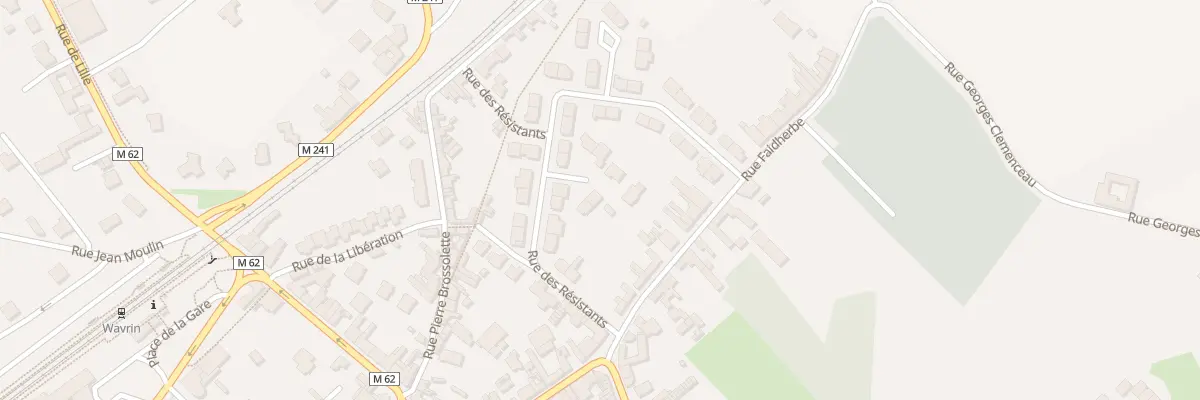 Plan du 16 Rue des Résistants à Wavrin