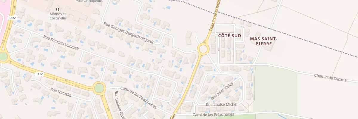Plan du 5 Rue Georges Dunyach à Cabestany