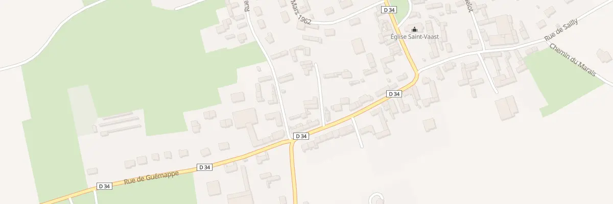 Plan du 12 Rue de Guémappe à Boiry-Notre-Dame