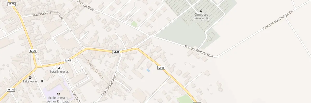 Plan du 3 Rue de Carnin à Annœullin