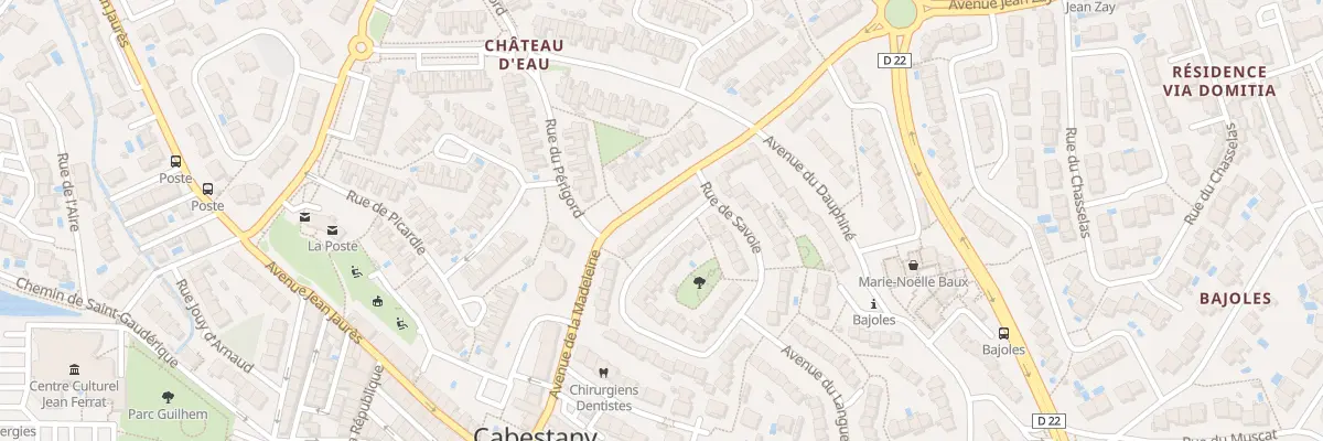 Plan du 10 Rue du Nivernais à Cabestany