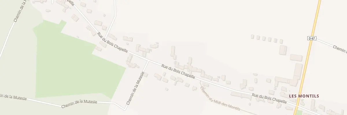 Plan du 40 Rue du Bois Chapelle à La Chapelle-Rablais
