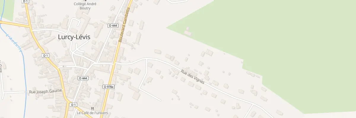 Plan du 7 Rue des Vignes à Lurcy-Lévis