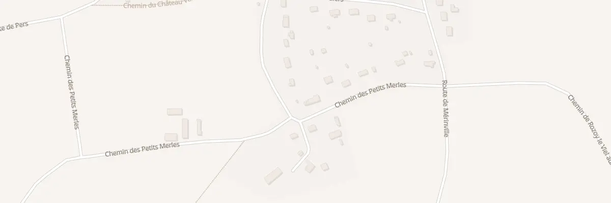 Plan du 204 Chem des Petits Merles à Rozoy-le-Vieil