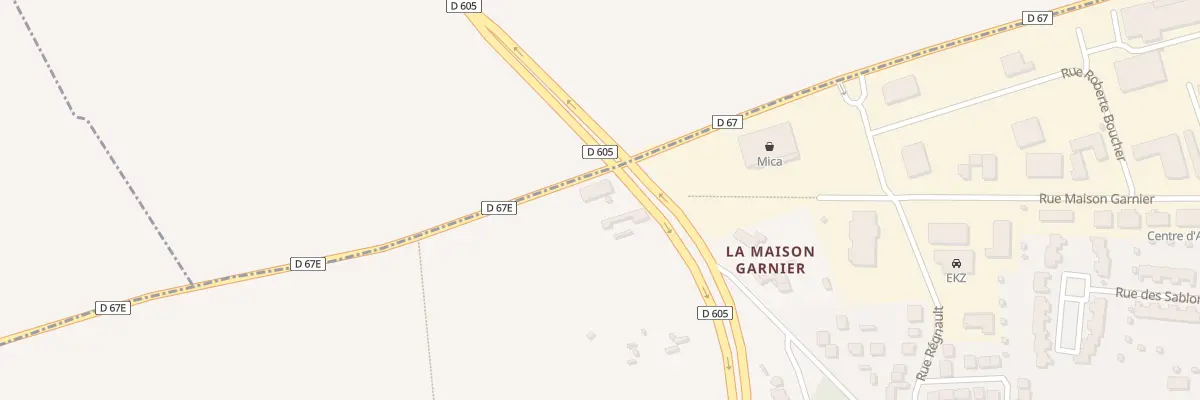 Plan du 5B Rte Nouvelle de Paris à Montereau-Fault-Yonne