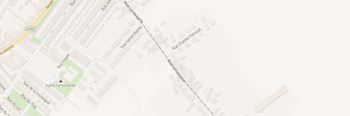 Plan du 379 Rue la Fontaine à Hénin-Beaumont
