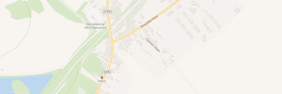 Plan du 1283B Rue Jules Ferry à Hénin-Beaumont