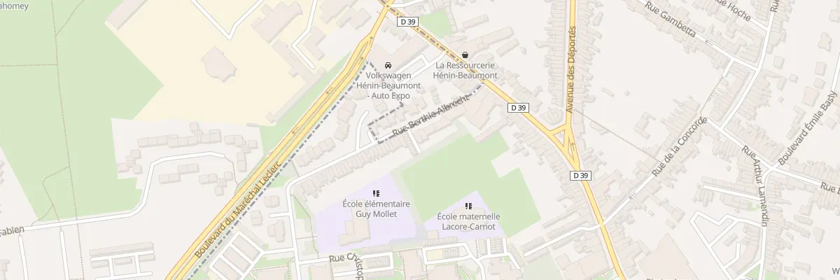 Plan du 79 Rue Berthie Albrecht à Hénin-Beaumont