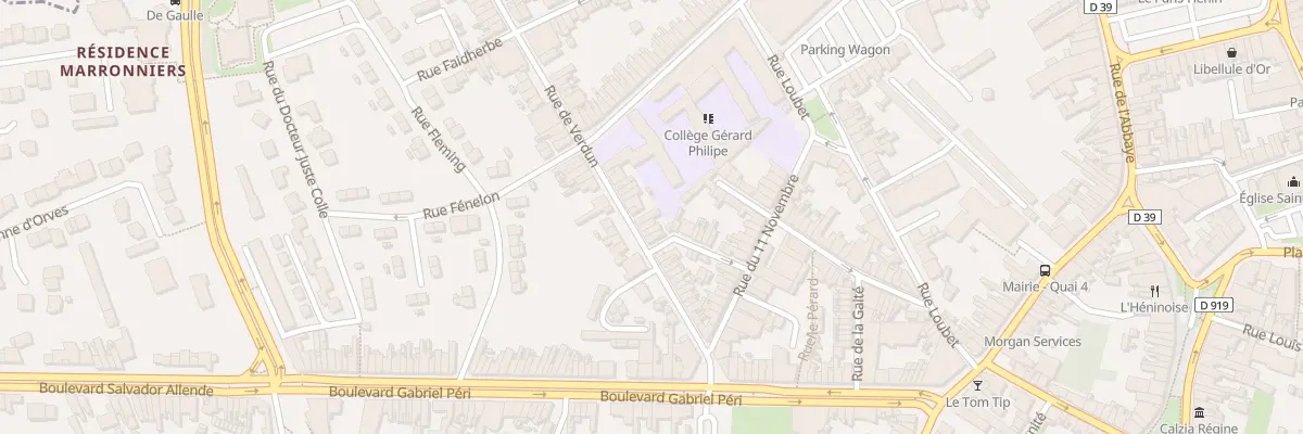 Plan du 104 Rue de Verdun à Hénin-Beaumont