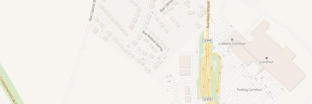 Plan du 7 Rue Roland Garros à Courrières
