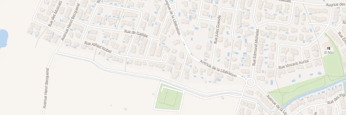 Plan du 58 Rue Alfred Nobel à Saleilles