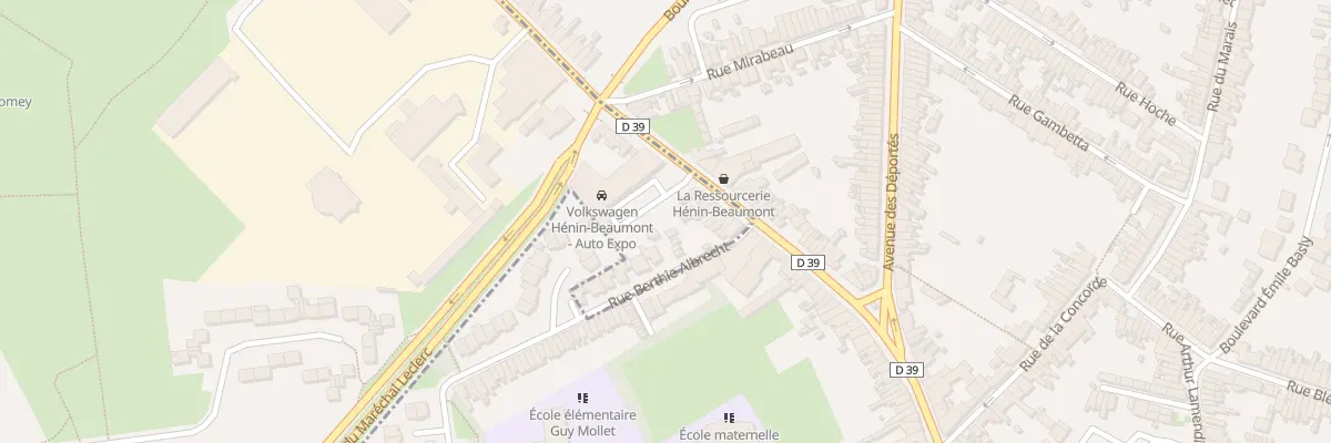 Plan du 205 Rue de la Libération à Montigny-en-Gohelle