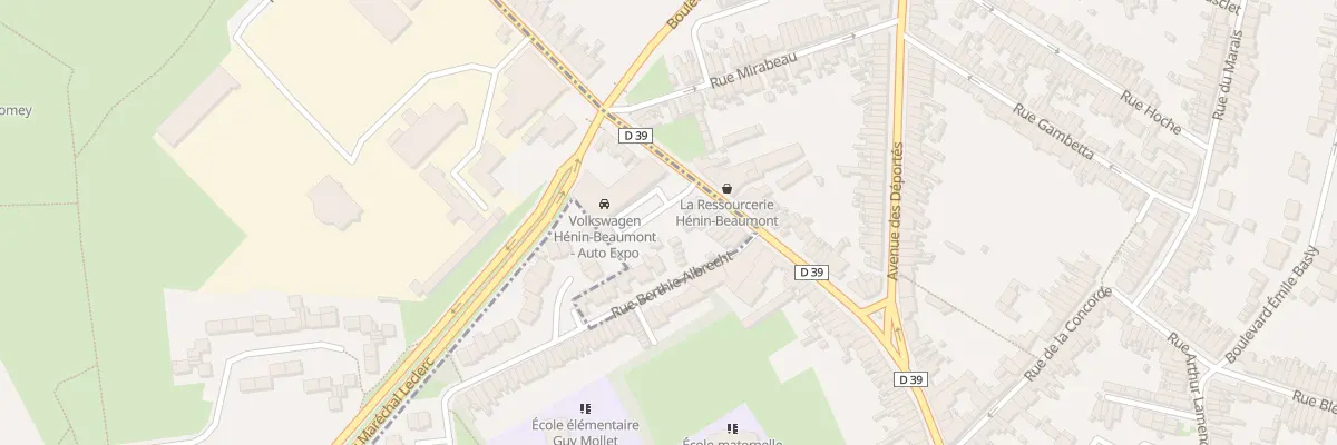 Plan du 203 Rue de la Libération à Montigny-en-Gohelle