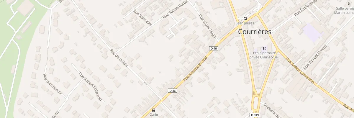 Plan du 30 Rue Aristide Briand à Courrières