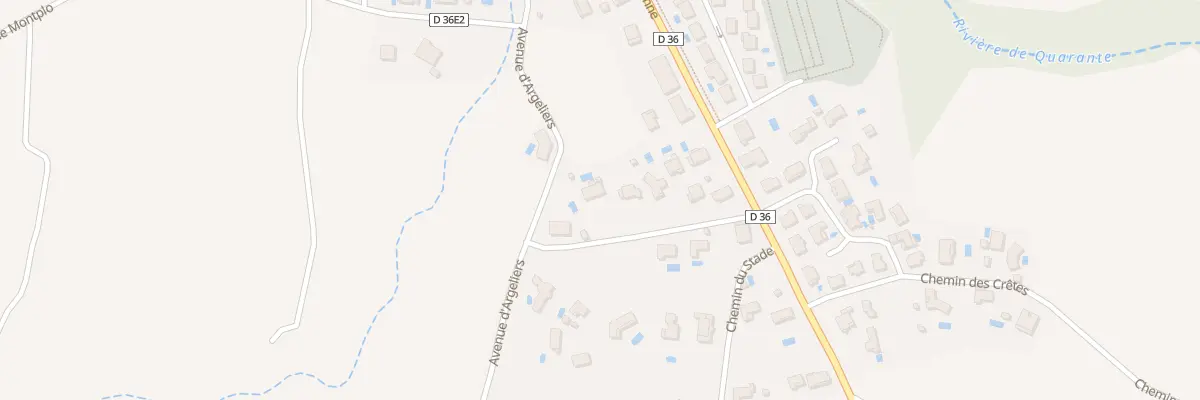 Plan du 5570 Les Vimaires Ouest à Cruzy
