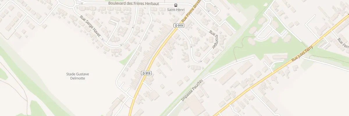 Plan du 873 Rue Pierre Brossolette à Hénin-Beaumont