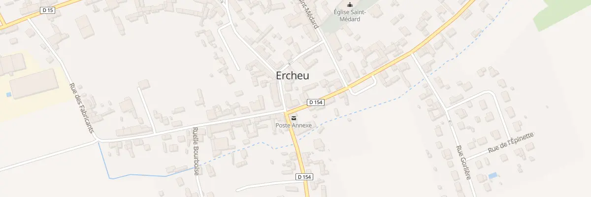 Plan du 1 Rue Soeur St Vincent à Ercheu