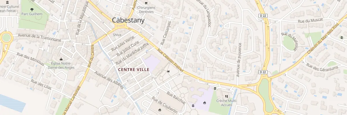 Plan du 23 Rue Celestin Freinet à Cabestany