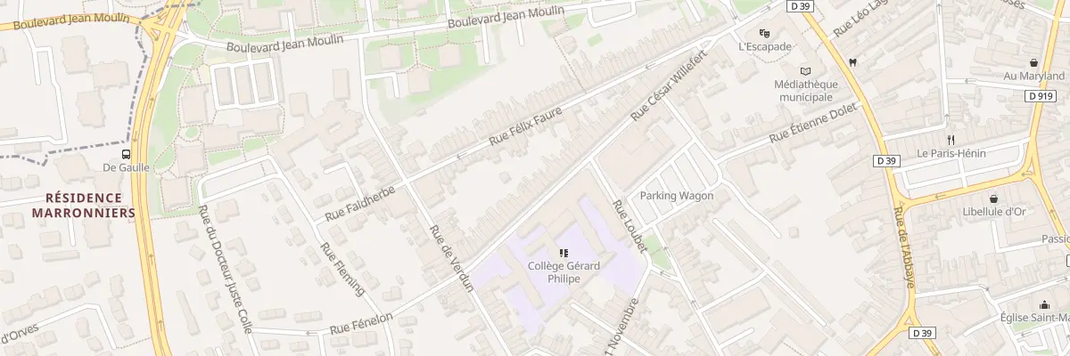 Plan du 194 Rue César Willefert à Hénin-Beaumont