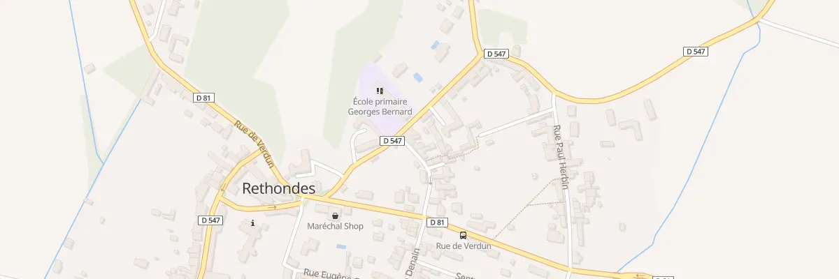 Plan du 34 Rue Lucien Denain à Rethondes
