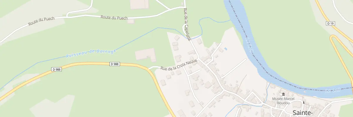 Plan du 632 La Croux d’Antoine à Sainte-Eulalie-d’Olt